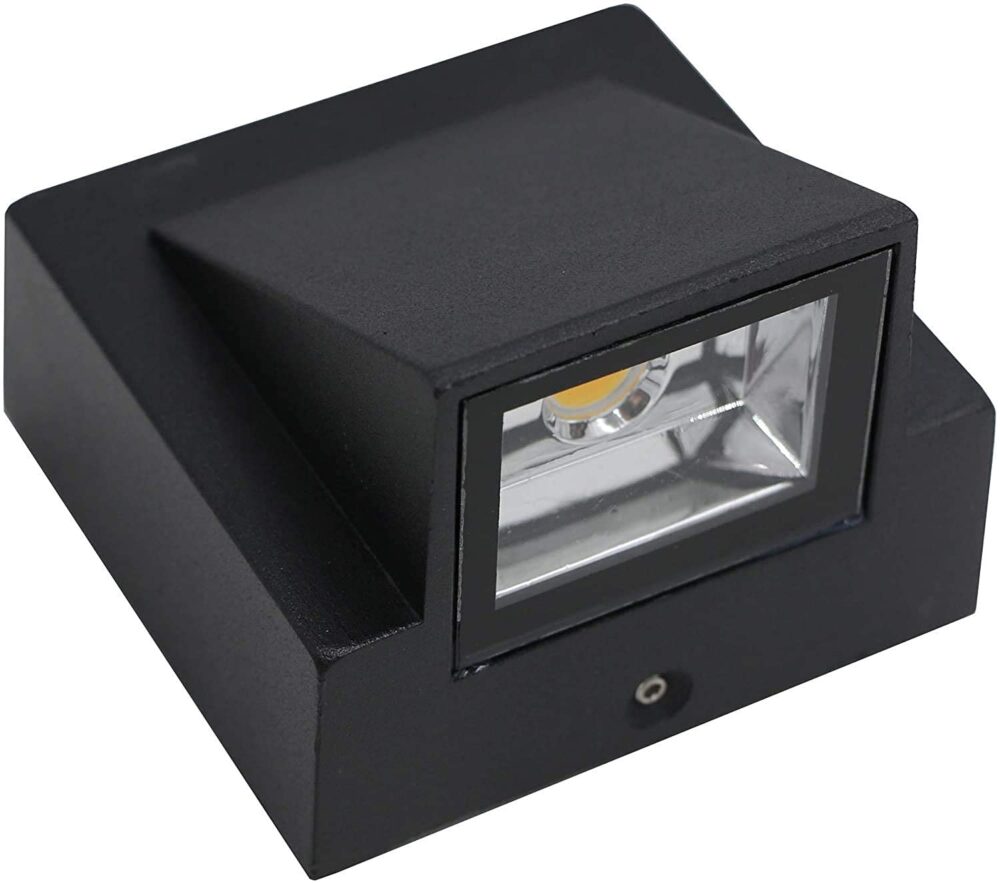 Varnet Up Down K Shape LED Wall Light :: Warm White Color :: for Outdoor and Indoor :: Black Powder Coated IP65 Metal Body (Up or Down) - Image 2
