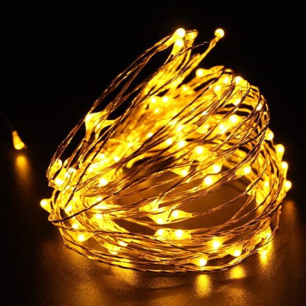 Varnet 3 Meter Battery Operated Decorative Strings Fairy Lights for Festival Lighting Decorations -30 LED (Warm White, Pack of 1)